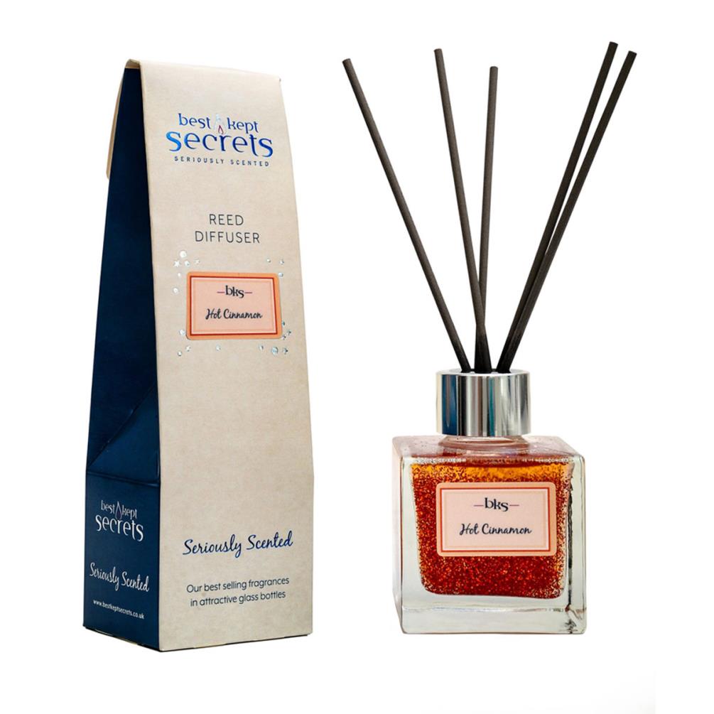 Best Kept Secrets Hot Cinnamon Sparkly Reed Diffuser - 100ml £13.49